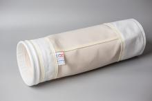 Texturized Fiberglass filter bag with membrane